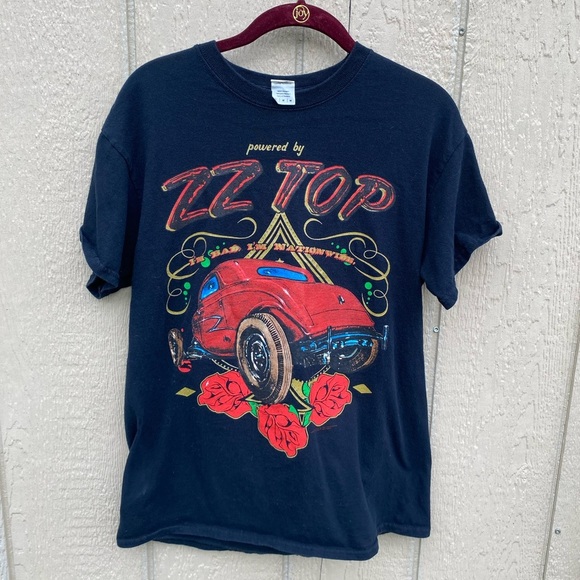 ZZ Top Shirt 2015 Tour T-shirt - Classic Car T-Shirt -‎ M - Picture 2 of 7